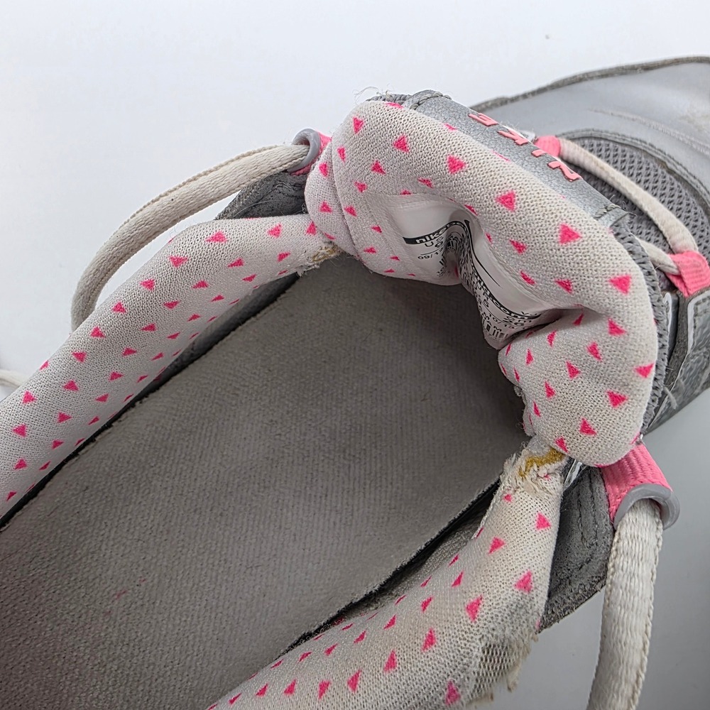 Nike Women's Silver and Pink Shox Athletic Sneakers - Picture 7 of 8